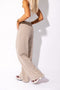Ok Cutie Striped Pants // Ivory